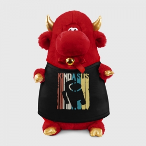 Plush bull Kinda Sus Among us Black Idolstore - Merchandise and Collectibles Merchandise, Toys and Collectibles 2
