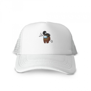 Brown crewmate Trucker cap Among Us  Cotton Idolstore - Merchandise and Collectibles Merchandise, Toys and Collectibles 2