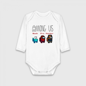 Buy child bodywear among us noob pro hacker cotton - product collection