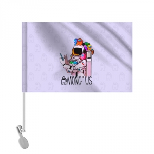 Spaceman Car flag Among Us Crewmates Idolstore - Merchandise and Collectibles Merchandise, Toys and Collectibles