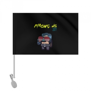 Car flag Among Us X Cyberpunk 2077 Idolstore - Merchandise and Collectibles Merchandise, Toys and Collectibles