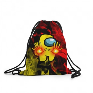 Merch Fire Mage Sack Backpack Among Us Flames
