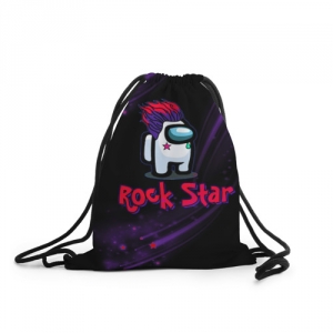 Merch Among Us Rock Star Sack Backpack