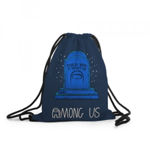 Collectibles Sack Backpack Among Us Grave Epitaph Wasn'T Me
