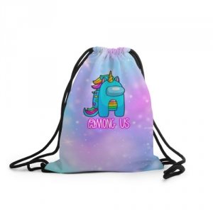 Merchandise Among Us Sack Backpack Rainbow Unicorn