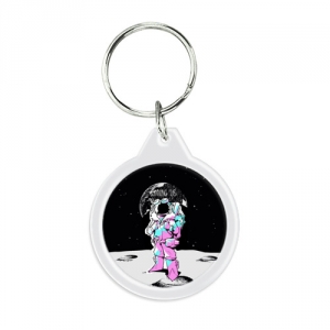 Buy round keychain among us open space - product collection