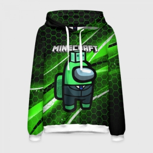 Merchandise Men'S Hoodie Among Us Х Minecraft