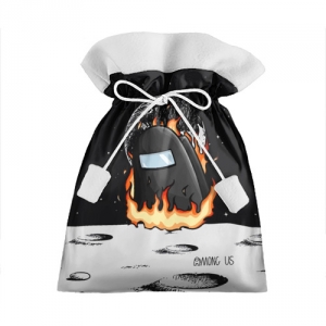 Merch Black Gift Bag Among Us Fire