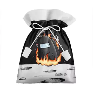 Buy black gift bag among us fire - product collection