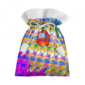 Merchandise Gift Bag Among Us Pattern Colored