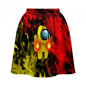 Merchandise Fire Mage Solo Sun Skirt Among Us Flames