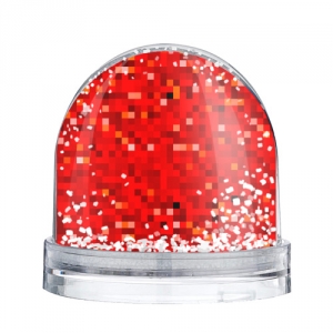 Red pixel Snow globe Among Us 8bit Idolstore - Merchandise and Collectibles Merchandise, Toys and Collectibles