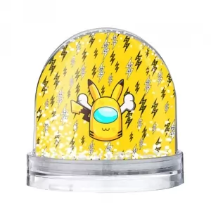 Buy yellow snow globe among us pikachu - product collection