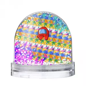 Buy snow globe among us pattern colored - product collection