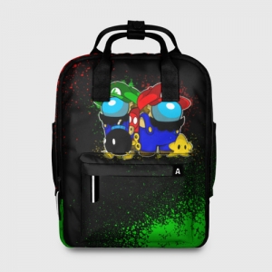Collectibles Women'S Backpack Among Us Mario Luigi