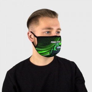 Merch Face Mask Among Us Х Minecraft
