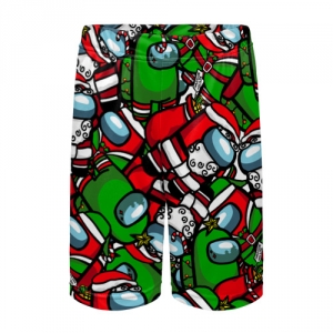 Buy kids shorts santa imposter among us - product collection