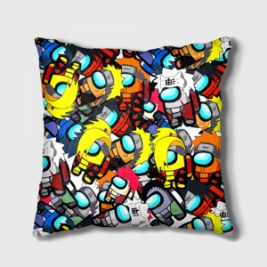 Cushion Naruto X Among us Crossover Pillow Idolstore - Merchandise and Collectibles Merchandise, Toys and Collectibles