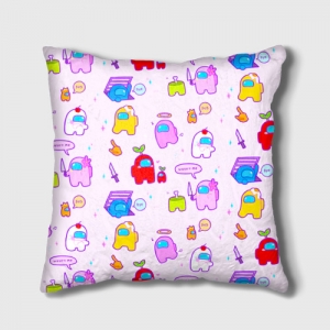 Pattern Cushion Among Us Crewmates Pillow Idolstore - Merchandise and Collectibles Merchandise, Toys and Collectibles