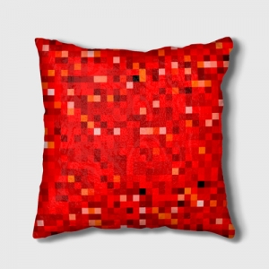 Red pixel Cushion Among Us 8bit Pillow Idolstore - Merchandise and Collectibles Merchandise, Toys and Collectibles