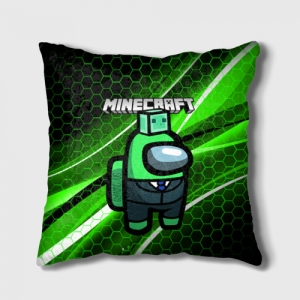 Cushion Among Us х Minecraft Pillow Idolstore - Merchandise and Collectibles Merchandise, Toys and Collectibles 2