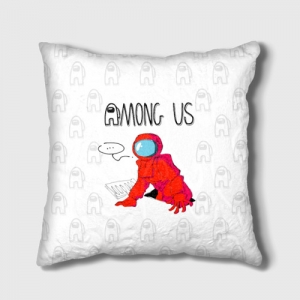 Merch Red Crewmate Cushion Among Us Pillow
