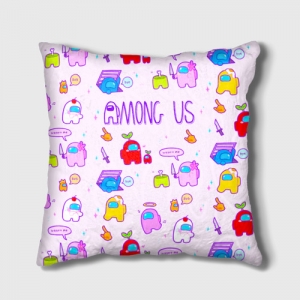 Collectibles Pattern Cushion Among Us Crewmates Pillow