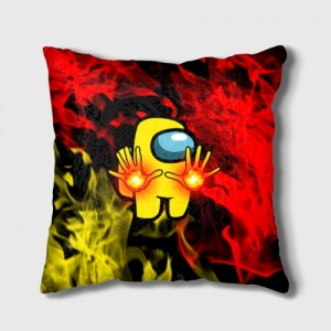 Merchandise Fire Mage Cushion Among Us Flames Pillow