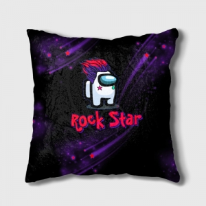 Merch Among Us Rock Star Cushion Pillow
