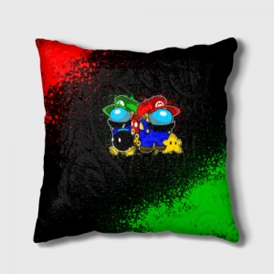 Collectibles Cushion Among Us Mario Luigi