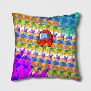 Cushion Among Us Pattern Colored Pillow Idolstore - Merchandise and Collectibles Merchandise, Toys and Collectibles 2