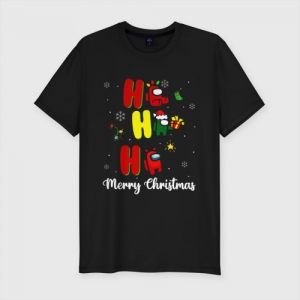 Merchandise Cotton T-Shirt Slim Christmas Among Us