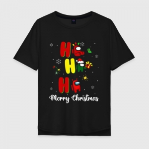 Merchandise Cotton T-Shirt Oversize Christmas Among Us
