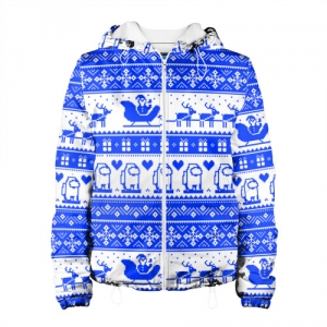 Buy women's jacket among us christmas pattern - product collection