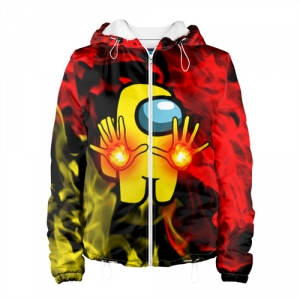 Buy fire mage women's jacket among us flames - product collection