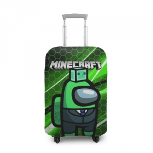 Suitcase cover Among Us х Minecraft Idolstore - Merchandise and Collectibles Merchandise, Toys and Collectibles 2