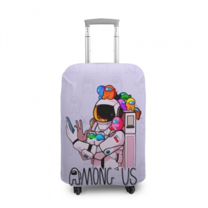 Spaceman Suitcase cover Among Us Crewmates Idolstore - Merchandise and Collectibles Merchandise, Toys and Collectibles 2