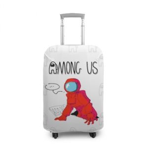 Red crewmate Suitcase cover Among Us Idolstore - Merchandise and Collectibles Merchandise, Toys and Collectibles 2