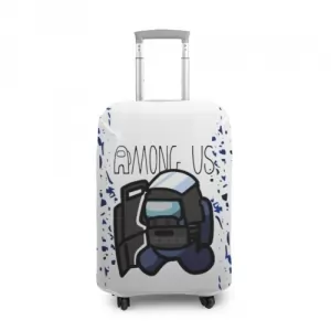 Buy suitcase cover swat among us white blue - product collection