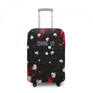 Buy suitcase cover among us blood black - product collection
