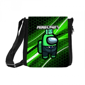Merch Shoulder Bag Among Us Х Minecraft