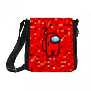 Buy red pixel shoulder bag among us 8bit - product collection