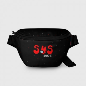 Buy bum bag among us sus red imposter black - product collection
