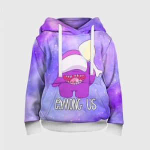 Buy kids hoodie among us imposter purple - product collection