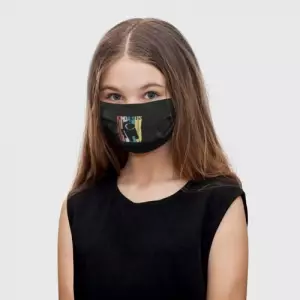 Buy kids face mask kinda sus among us black - product collection