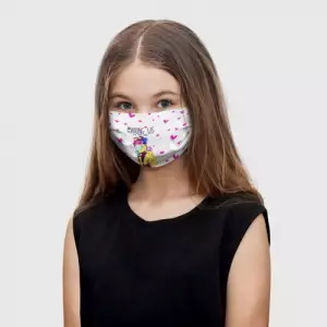 Buy mom now kids face mask among us white heart emoji - product collection