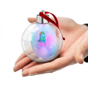 Among us Christmas tree ball Rainbow Unicorn Idolstore - Merchandise and Collectibles Merchandise, Toys and Collectibles