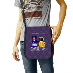 Shoulder bag Mates Among us Purple Idolstore - Merchandise and Collectibles Merchandise, Toys and Collectibles