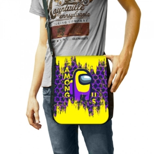 Purple Shoulder bag Among us Yellow Idolstore - Merchandise and Collectibles Merchandise, Toys and Collectibles