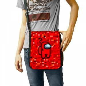 Red pixel Shoulder bag Among Us 8bit Idolstore - Merchandise and Collectibles Merchandise, Toys and Collectibles